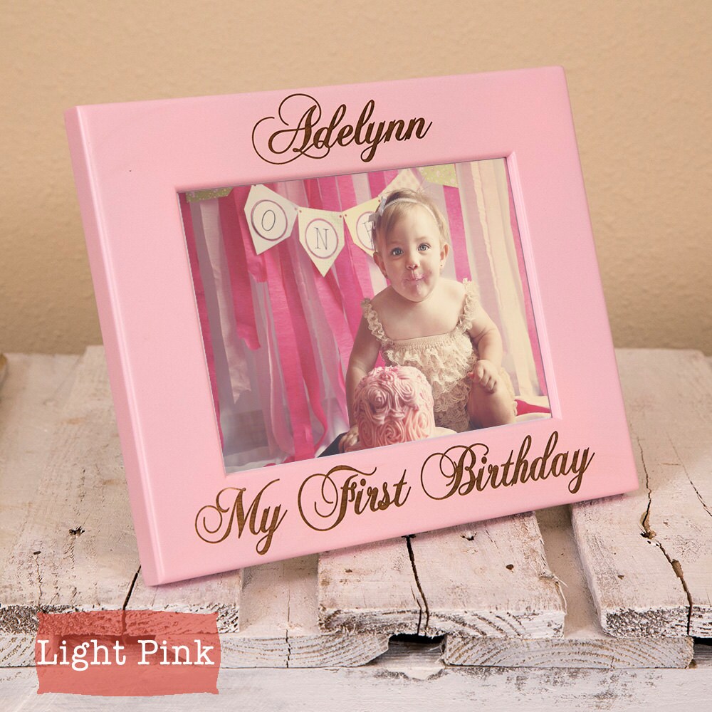 Personalized 1st Birthday Gift First Birthday Frame First