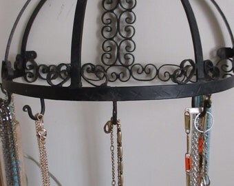 etsy hanging pot rack