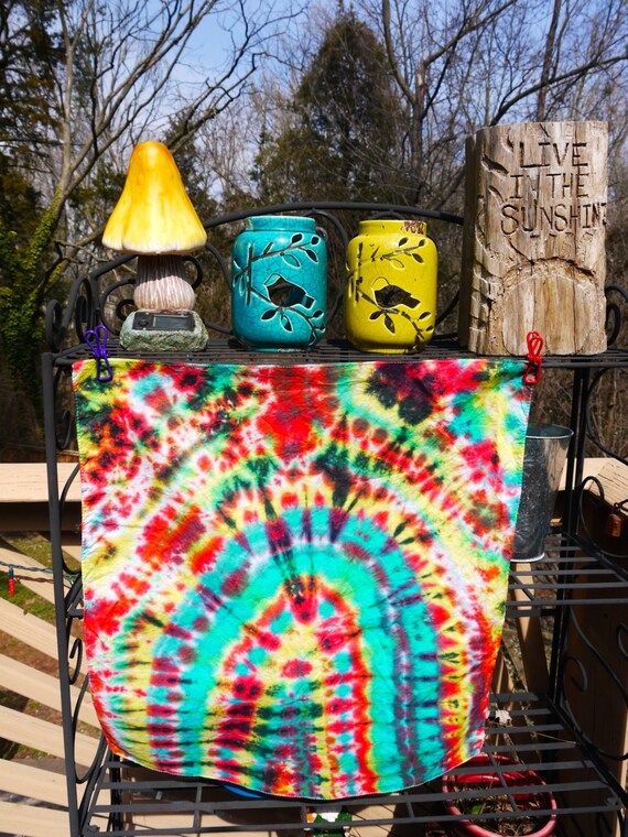 60 HQ Pictures Tie Dye Room Decor : Tie Dye Bandana Hippie Room Decor Tie Dye Wall by ...