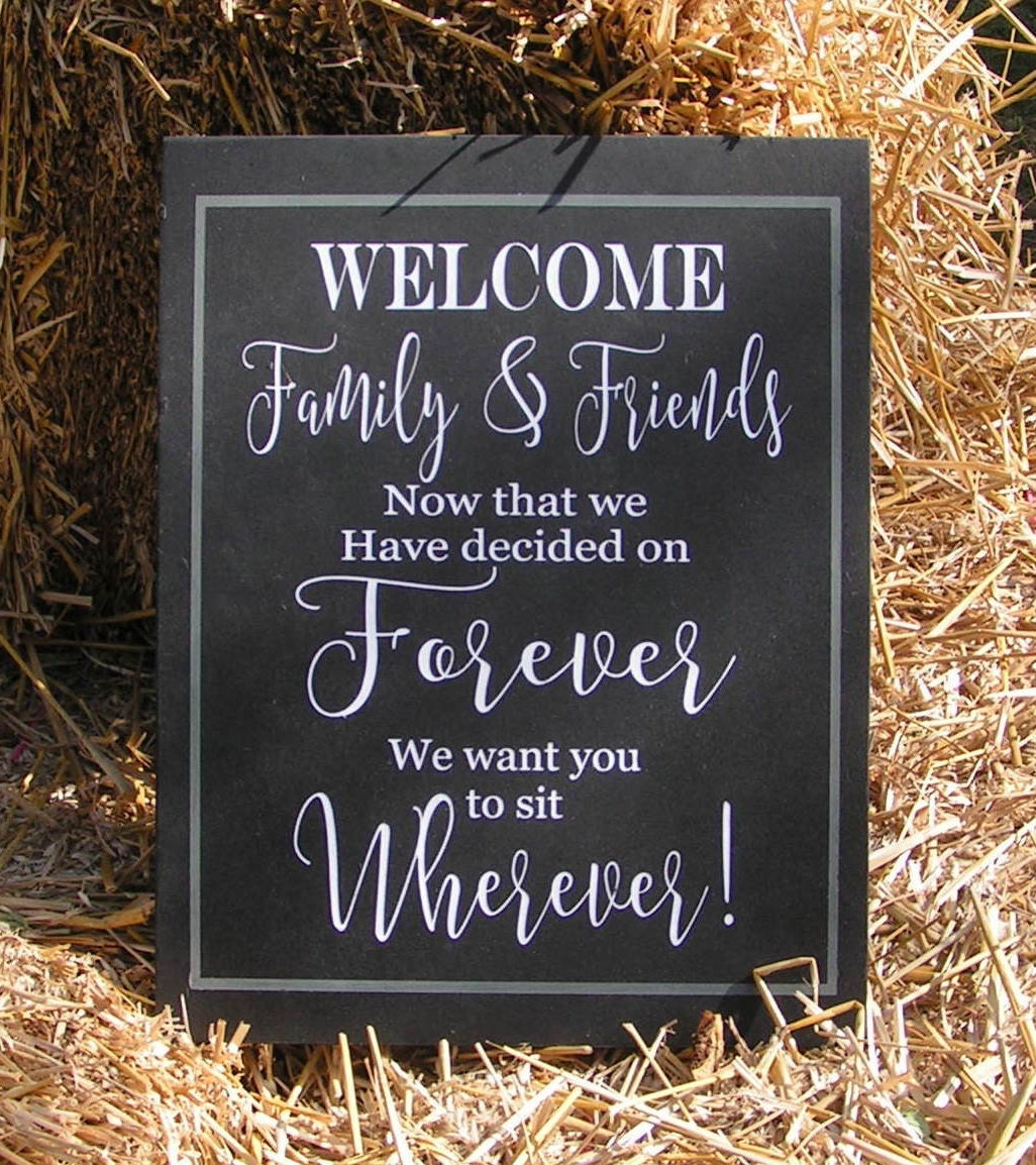 Wedding Reception/Wood No Seating Plan Sign/Party Sign/Hand