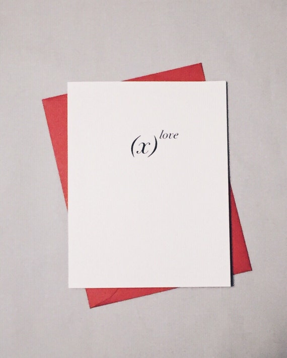 Thebird Tard The Power Of Love Math Card Anniversary I You Valentine