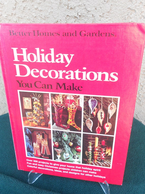 Vintage Christmas Craft Book Holiday Decorations You Can Make