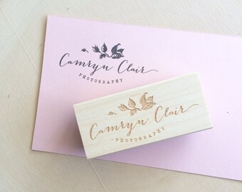 Your Logo Made into a Rubber Stamp / Custom Rubber Stamp / Business Logo / Logo / Logo Stamp / Personalized Rubber Stamp / Rubber Stamp