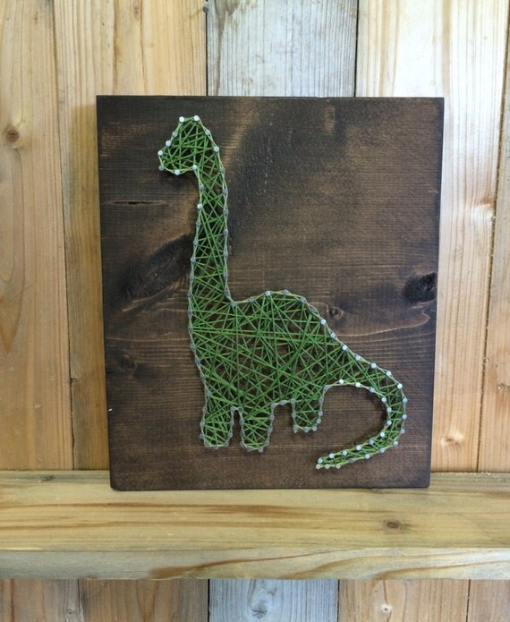 Dinosaur String Art String Art Dinosaur Decor Dino Sign
