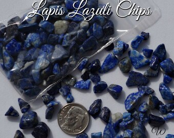 Lapis Lazuli Crystal Chips perfect for grids, Spiritual Communication and Speaking your Truth