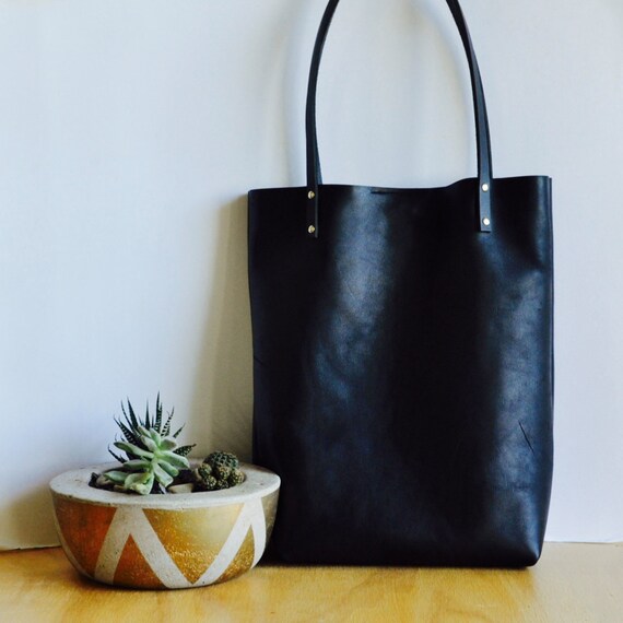 Leather Tote Bag Black Leather Bag Tote Leather Shoulder