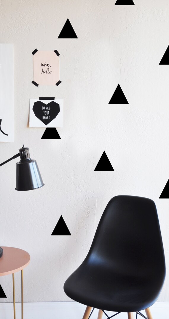 Wall Decal Triangles Wall Sticker Room Decor