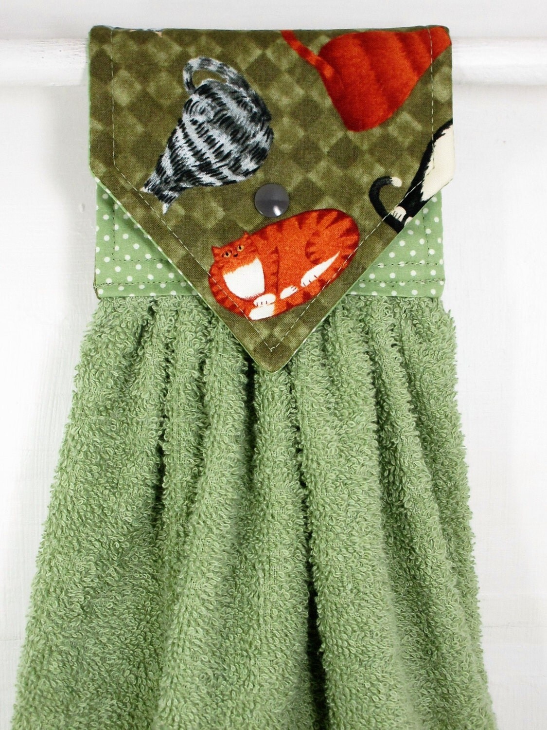 Cat Hanging Hand Towel Cat Kitchen Towel Cat Hand Towel