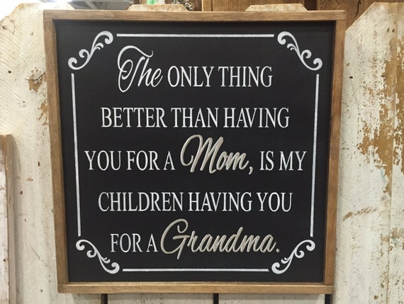 Grandma / Grandmother Sign. Great Gift for by ASentimentalSeason