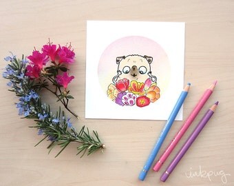 pug herd items similar to rainbow pugs print colorful watercolor pug pug herd items similar to rainbow pugs print colorful watercolor pug