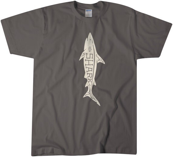 Shark T Shirt Tee Great Gift for Mens Ladies Funny Pet Animal