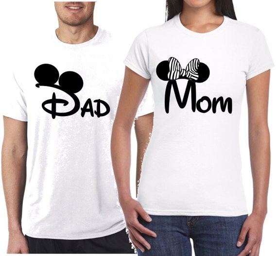 Mickey Mouse and Minnie Mouse Mom and Dad Disney T-Shirts