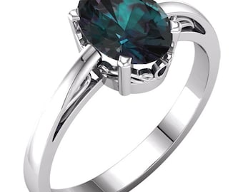1 carat alexandrite engagement ring 14k white gold alexandrite ring rare natural alexandrite engagement - Alexandrite Wedding Ring 1 carat alexandrite engagement ring 14k white gold alexandrite ring rare natural alexandrite engagement - Alexandrite Wedding Ring