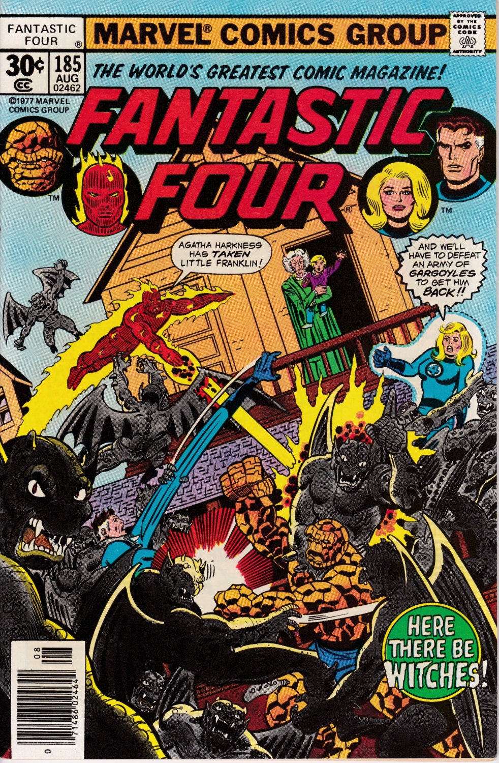 Fantastic Four 185 August 1977 Issue Marvel Comics