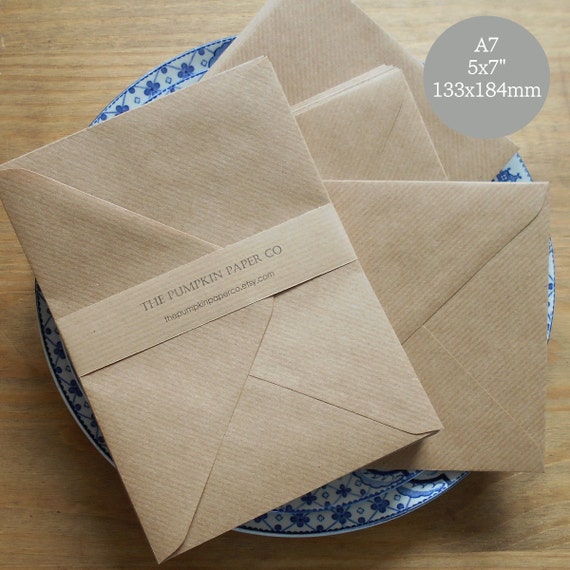 Kraft Paper Invitations And Envelopes 8