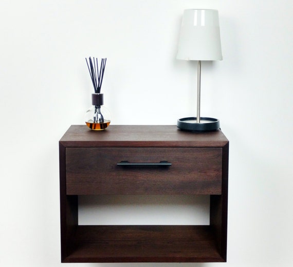 Floating Nightstand / Nightstand with Drawer / Nightstand