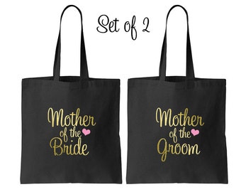 Mother of the Bride Tote Bag, Mother of the Groom Tote Bag, Tote Bags, Mother of the Bride Gift
