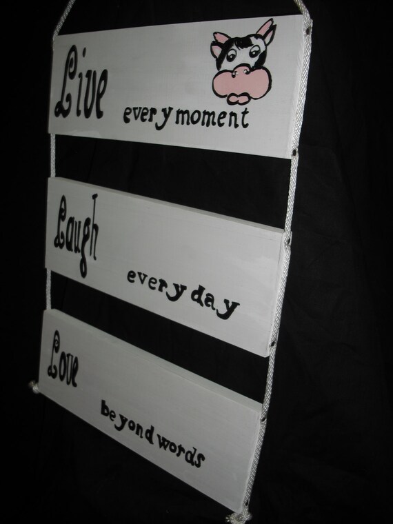 wood signs wall hanging signs live laugh love custom