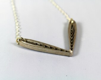 Fairy Wings Necklace, Paper Quill Jewelry, fairy necklace, silver fairy, gold fairy, silver wings necklace, gold wings necklace, minimalist