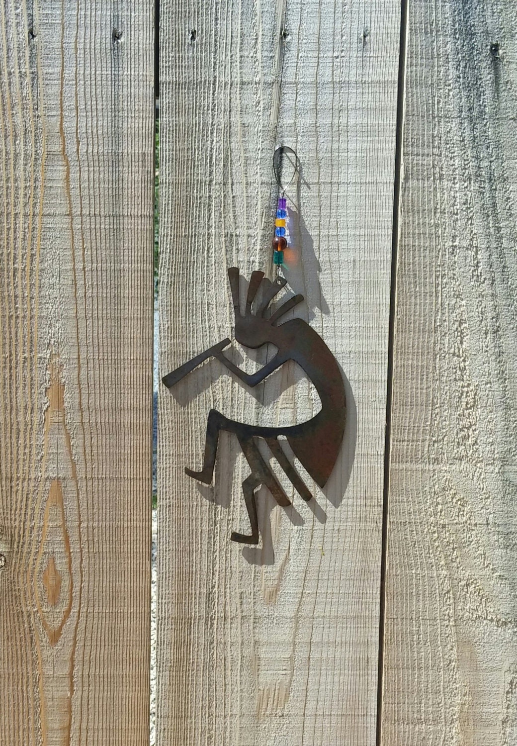 Kokopelli metal art garden art metal decor southwestern