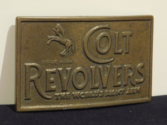 Men's Colt Revolvers Replica Vintage Belt Buckle by AntiquesOnFire