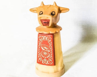 Moo Cow Creamer - Vintage Milk creamer - Vintage kitchen cow creamer - Whirley Ind Advertising giveaway - Kitchen Kitsch 60s Sixties Kitchen