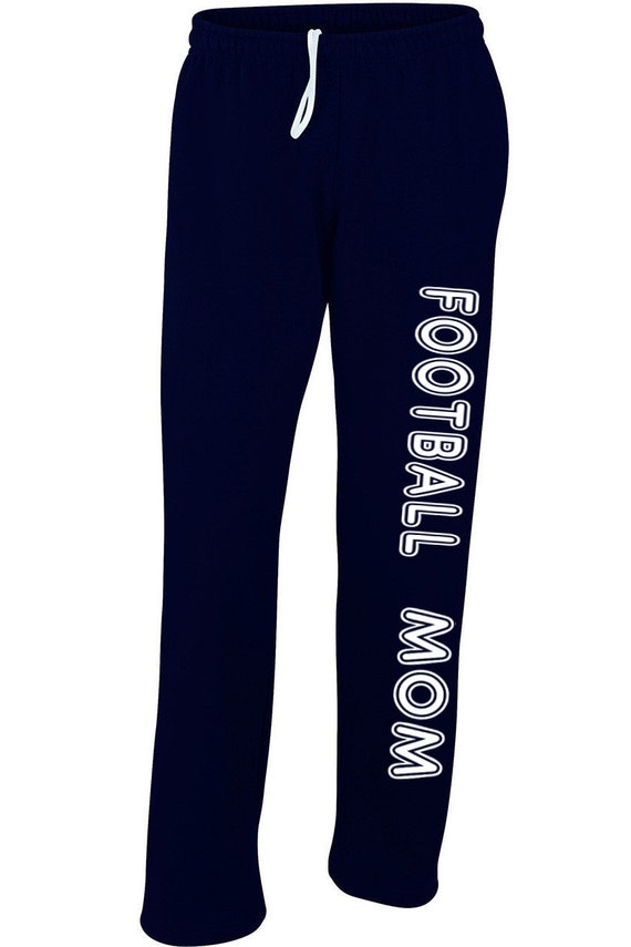 sorry mom sweatpants black and red