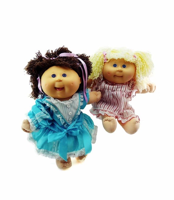 Items similar to 2 Vintage Cabbage Patch Kids Dolls 14" First Edition