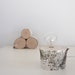 white birch forest lamp - exposed bulb lamp, natural wood lamp, rustic lamp, desk lamp, rustic decor, natural lighting
