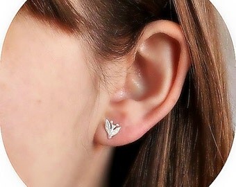 Flower Stud Earrings, Valentines day gift, Sterling Silver, Stud Earrings, Flower Earrings, Minimalist Studs, Flower sterling earrings