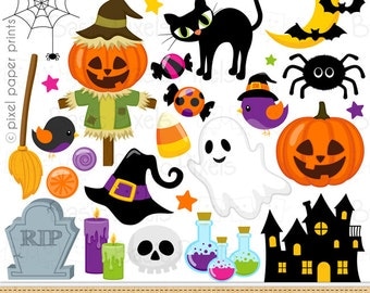Halloween clip art - Clipart for Personal and commercial use