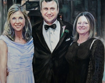 Family Portraits. Custom Portraits. Watercolor Paintings. Custom Paintings from Photo. Watercolor Art. Original Paintings. Personalized Gift