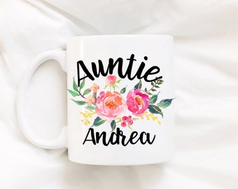 Auntie/New baby/Aunt mug/Aunt coffee mug/coffee mug/coffee cup/mug/cute mug