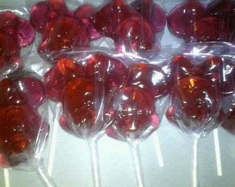 12 Minnie Mouse Lollipops
