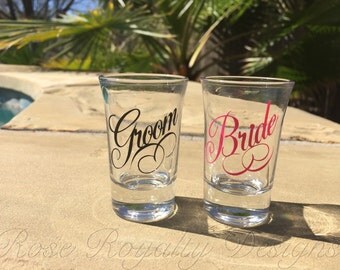Items similar to Personalized Jager Bomb Shot Glass Set- Personalized ...