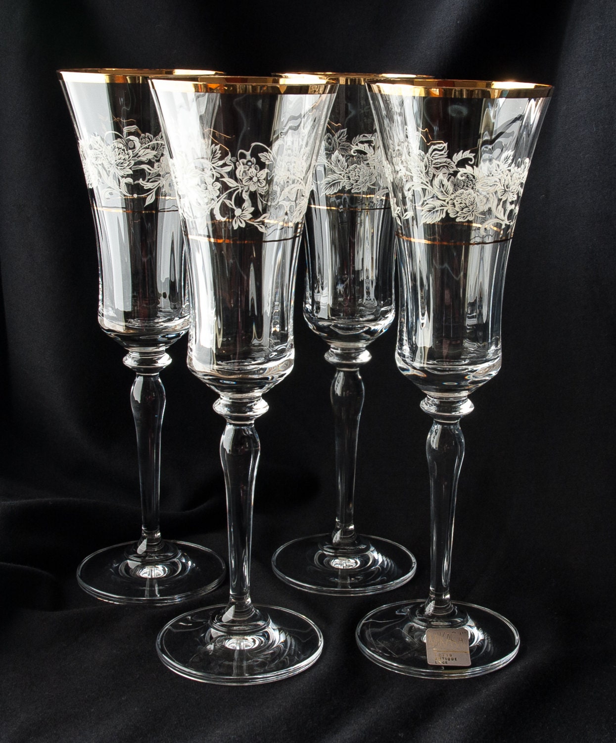 Vintage Toasting Flutes 10