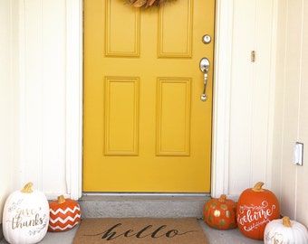 Personalized Decorative Pumpkin