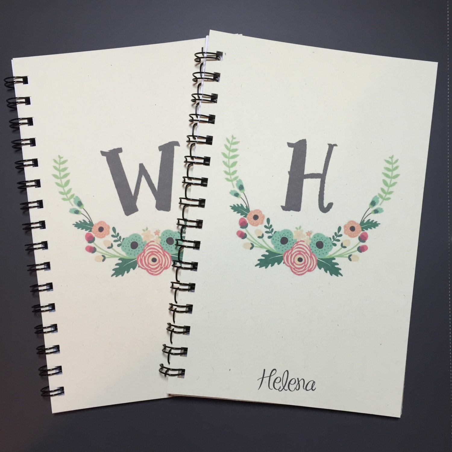 Journal Initials Monogram Journal Monogram Personalized