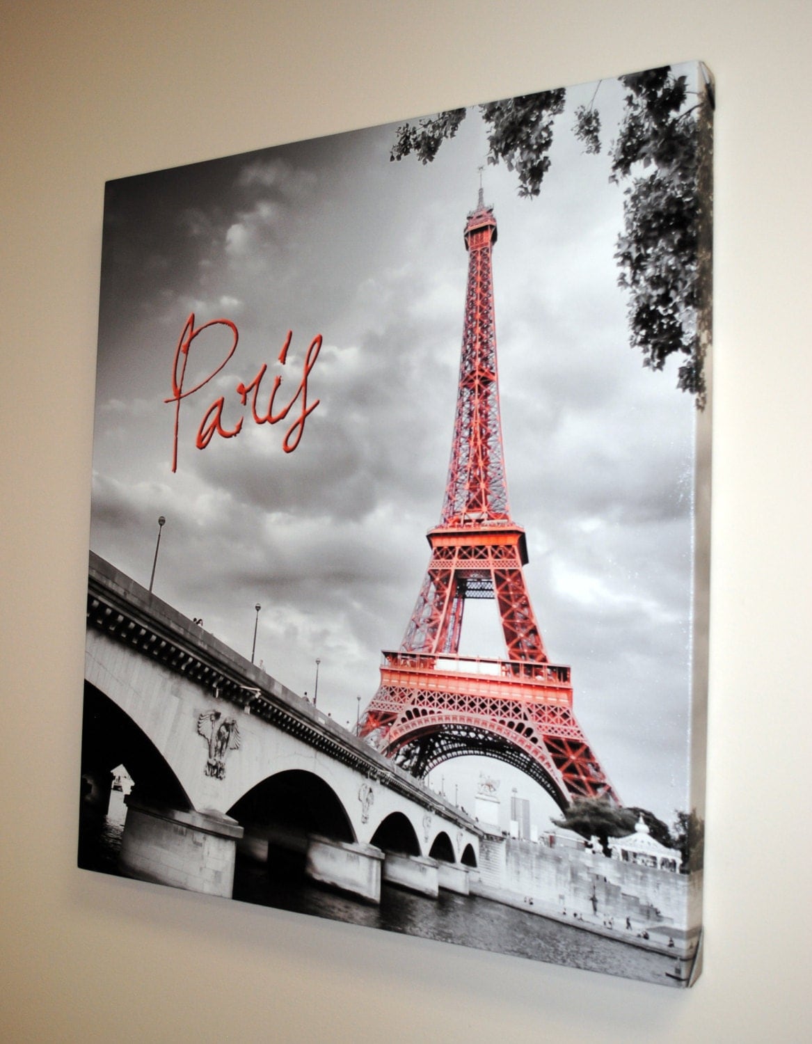 Paris Decor Paris Bedroom Decor Paris Print Canvas Wall Art
