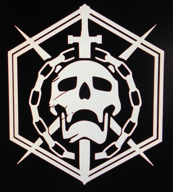 Destiny Death Skull Die Cut Vinyl Decal by DaizysDezigns on Etsy