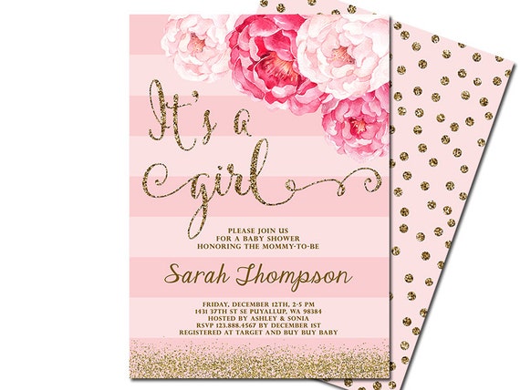 Free Baby Shower Invitations For Girls 3