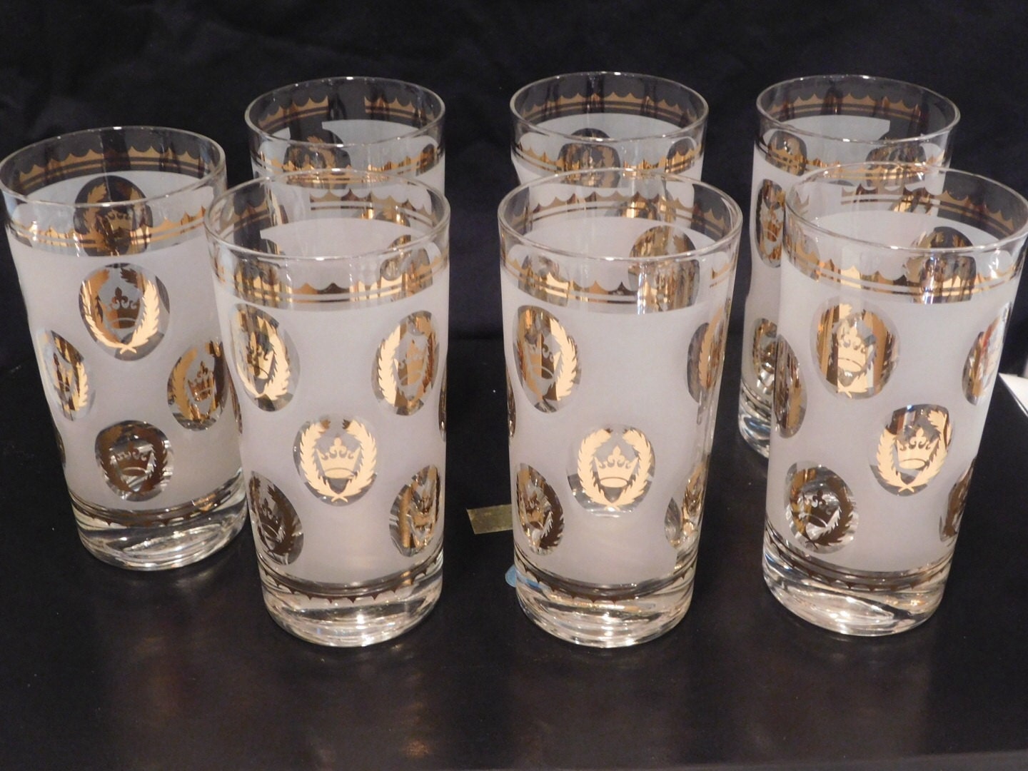 Pin by VintageToThrill Etsy on Vintage Glassware Barware Crown