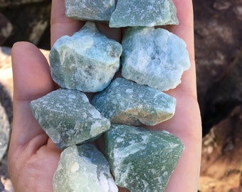 Green Adventurine - Adventurine - Grids - Crystal Grids - Raw Crystal - Rough Stones - Raw Stones - Natural Crystal - Healing Crystals