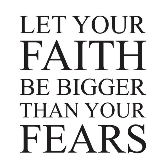let your faith be stronger than your fear tattoo let your faith be stronger than your fear tattoo