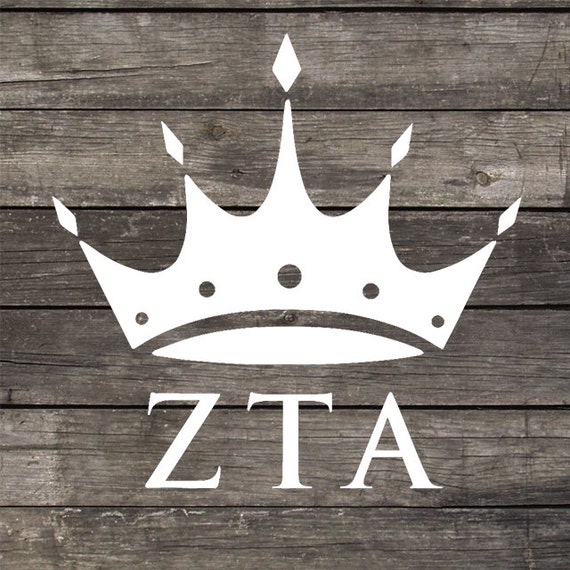 Download ZTA Zeta Tau Alpha inspired Crown logo by TheCraftyFoxCustoms