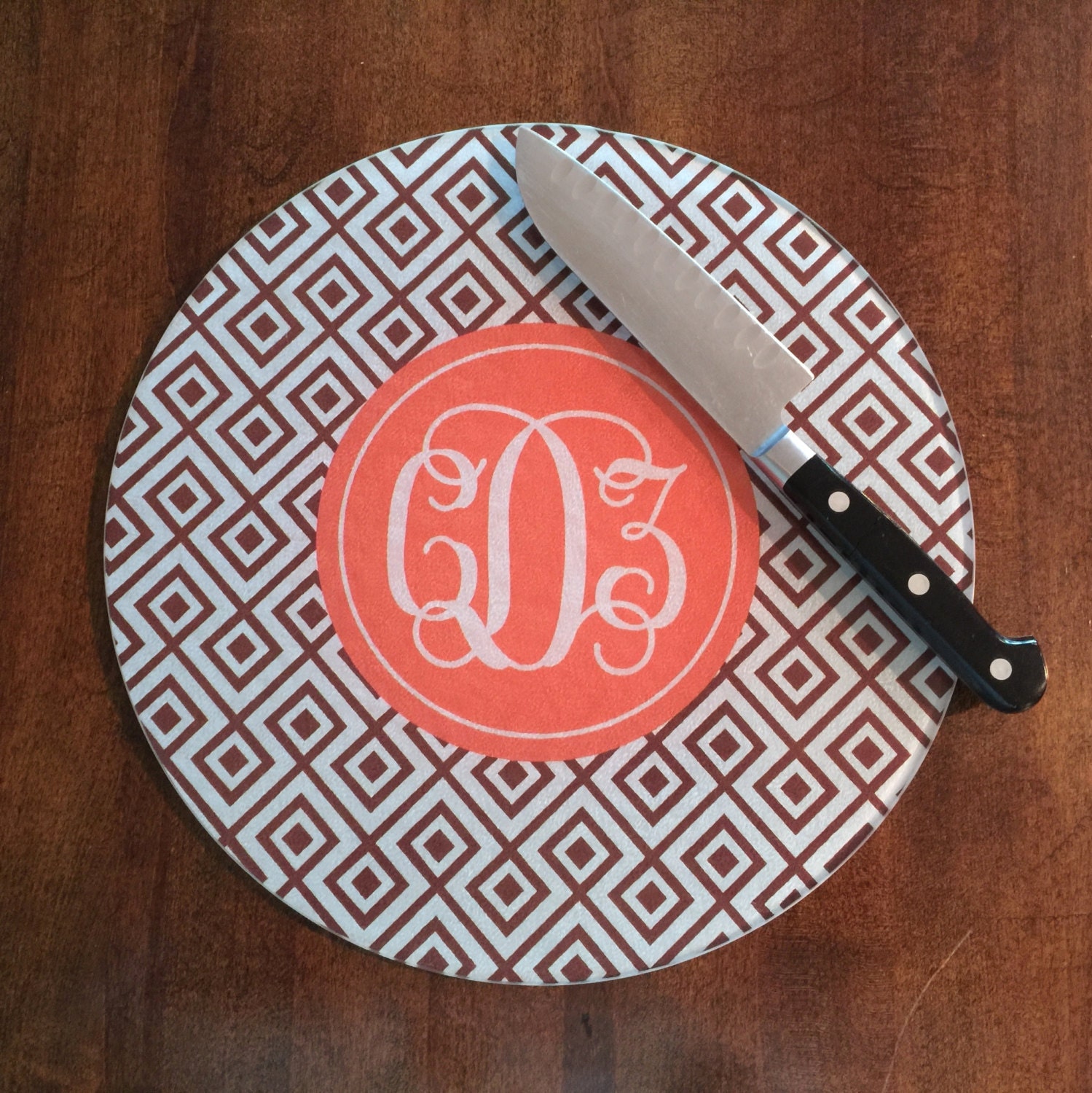 Monogrammed Cutting Board Personalized Large Cutting Board