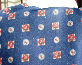 Tootal 1960's Blue Patterned Cravat