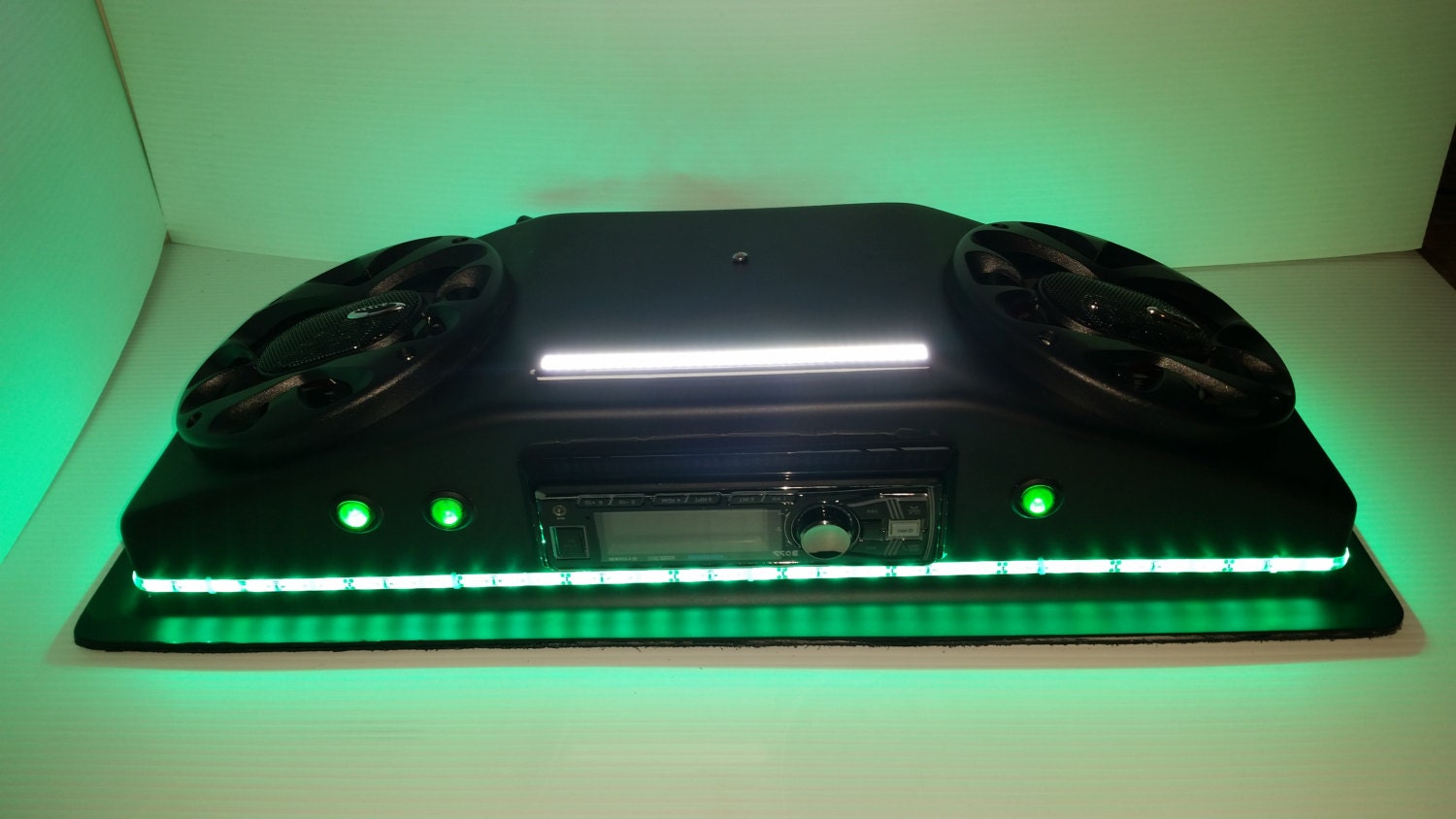 Universal Overhead Stereo Radio Console for Golf by ThunderBuckets