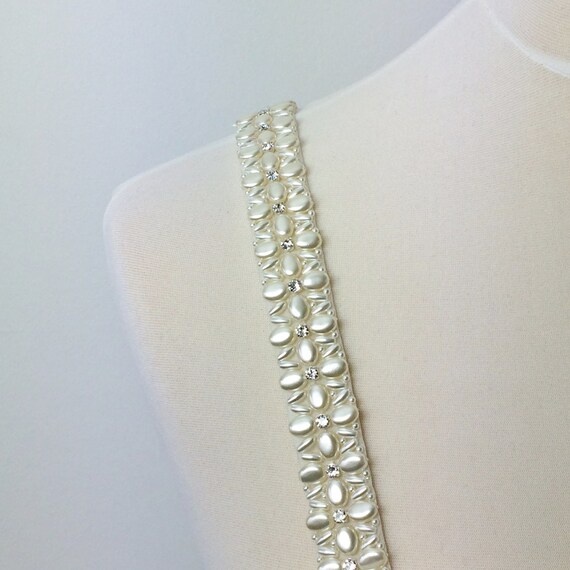 beaded bridal straps