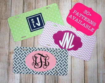 Monogram License Plate-envy tags-Monogrammed License Plate-Name plate-Car Tag-Monogram Car Tag-Monogrammed Car Tag-personalized car tag-